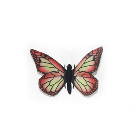 HANSA 5.5 in. Butterfly Plush ToysRed 7103